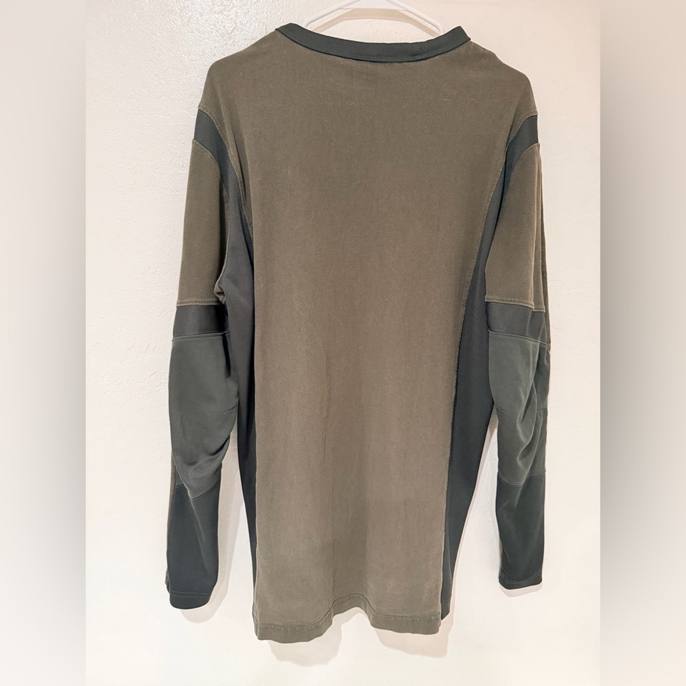 G-Star Raw Olive Green Long Sleeve Pullover Shirt Size L - Picture 6 of 7